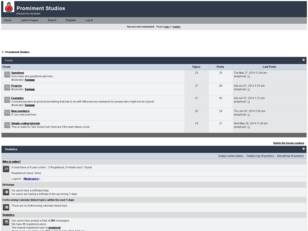Free forum : Promiment Studios