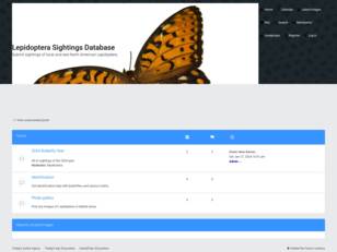 Lepidoptera Sightings Database