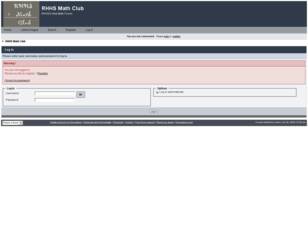 Free forum : RHHS Math Club