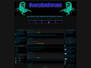 ScorpionForum:The Webs only Official all Scorpion