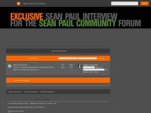 ::SPC - Sean Paul Community. Number One SP Site!