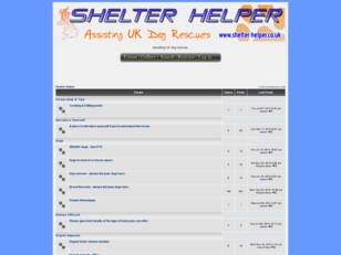 Shelter Helper Forum