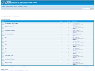 Statistical Information and Trend