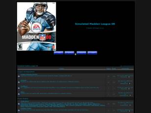 Free forum : Simulated Madden League 08