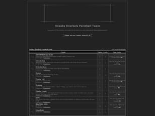 Free forum : Sneaky Snorkels Paintball Team