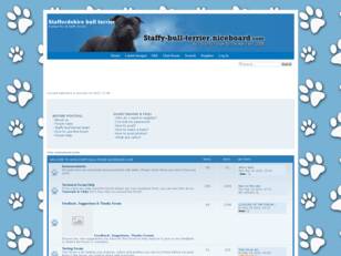 Staffordshire Bull Terrier Chat Forum & Info