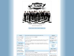 Super Junior Official Singapore Forum