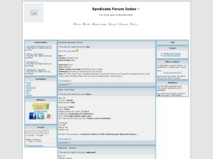 Free forum : Syndicate