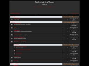 Free forum : The Hunted Cow Tippers