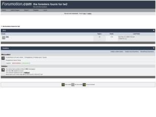 Free forum : the foresters fourm for tw2