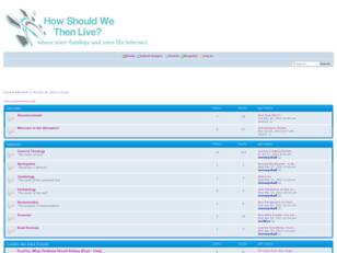 Free forum : How Should We Then Live?
