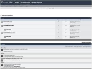 Thunderdome Fantasy Sports