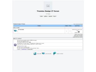 Free forum : Tiramisu Design CT forum