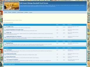 Full Count Vintage Baseball Card Forum