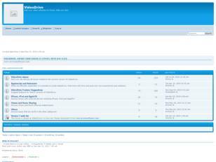 VideoDrive User Forum