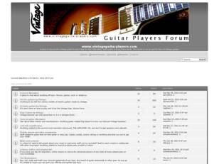 Vintage Guitar Players Forum