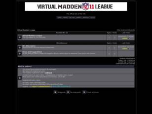 Virtual Madden League