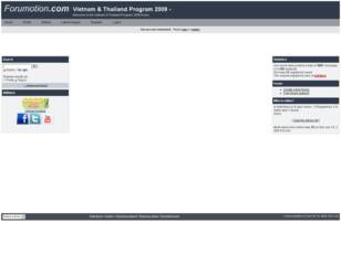 Vietnam & Thailand Program 2009