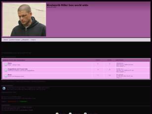 Free forum : Wentworth Miller fans world wide