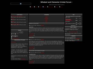 Whetzel and Clements Cricket Forum